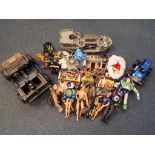 A large collection of mixed children's toys to include a Cowboys and Indians activity set,