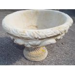 Stonework - a reconstituted stone planter