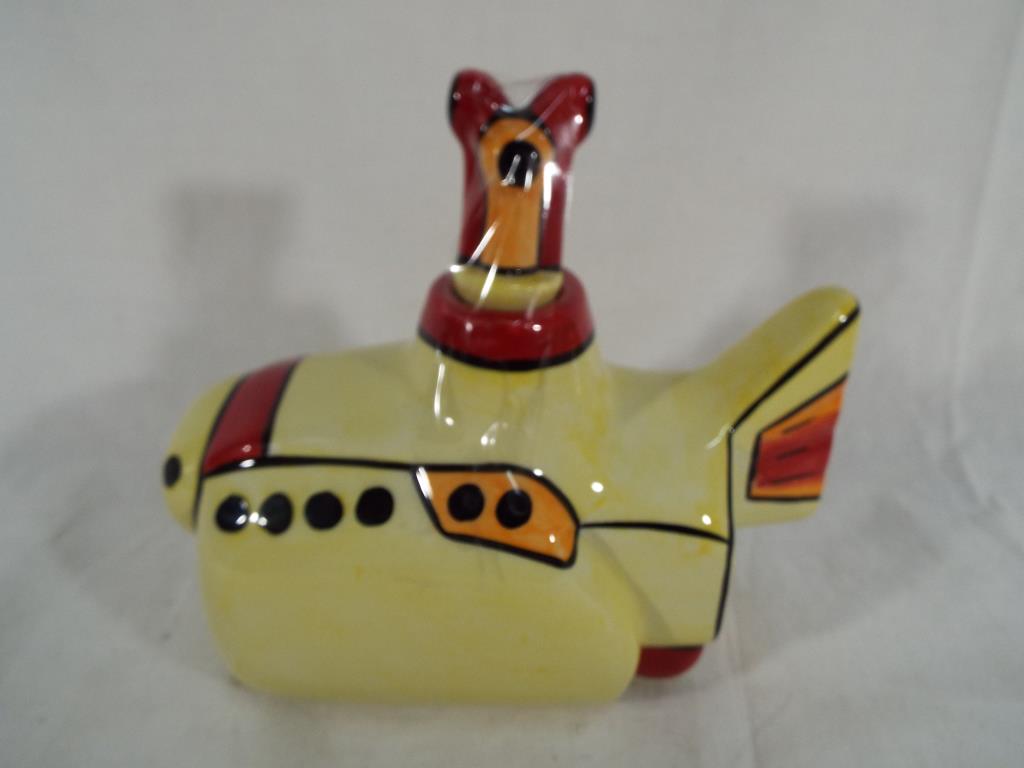 Lorna Bailey - a Lorna Bailey ceramic in the form of The Beatles Yellow Submarine Est £25 - £45