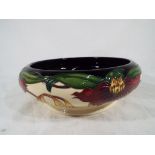 Moorcroft - a good quality Moorcroft bowl decorated in the Anna Lily pattern,