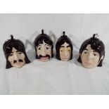 Lorna Bailey - four Lorna Bailey teapots depicting The Beatles heads (4) Est £55 - £75