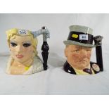 Royal Doulton - two Royal Doulton character jugs D6674 depicting W.C.