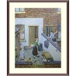 After Tom Dodson - a limited edition print by Tom Dodson entitled Back Yard II,