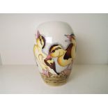 Moorcroft Pottery - a baluster vase decorated with depictions of Ducklings,