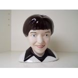 Lorna Bailey / Old Ellgreave Pottery - a limited edition bust (No 4 of 100) gilded signature to the