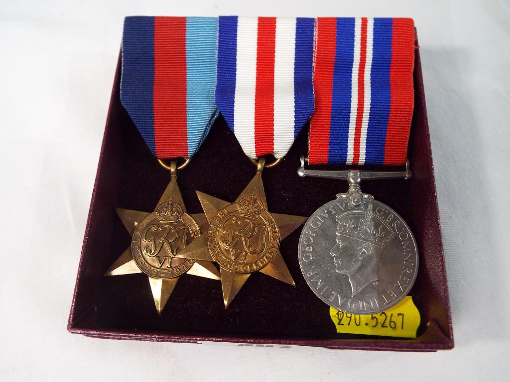 World War Two (WWII) - three campaign medals comprising the War medal,