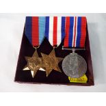 World War Two (WWII) - three campaign medals comprising the War medal,