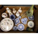 A good mixed lot of ceramics to include twelve pieces of Wedgwood Jasperware,