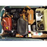 A good lot of photographic equipment to include a vintage Bell & Howell auto load cine film camera