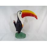 A large toucan advertising Guinness, 43 cm (h).