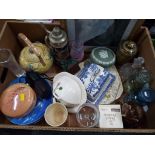 A good mixed lot to include a collection of glassware and ceramics by Wade, Wedgwood, Caithness,