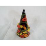 Lorna Bailey - a Lorna Bailey limited edition conical sugar sifter entitled Ophidiophobia.