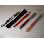 Wing Sung / Hero - four unused Chinese fountain pens,