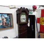 An 8-day long case clock, early 19th century,