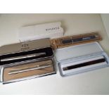 Parker - four Parker Rollerballs to include Vector,