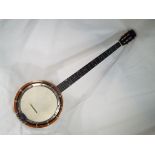 A Rosewood Banjo, 'The New Windsor Patent Zither Banjo' by A O Windsor,