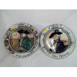 Two Royal Doulton series ware plates,