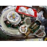 A mixed lot of ornamental and table ceramics to include Minton, Wedgwood,