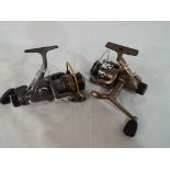 Two XLT Match 3500 fishing reels with line