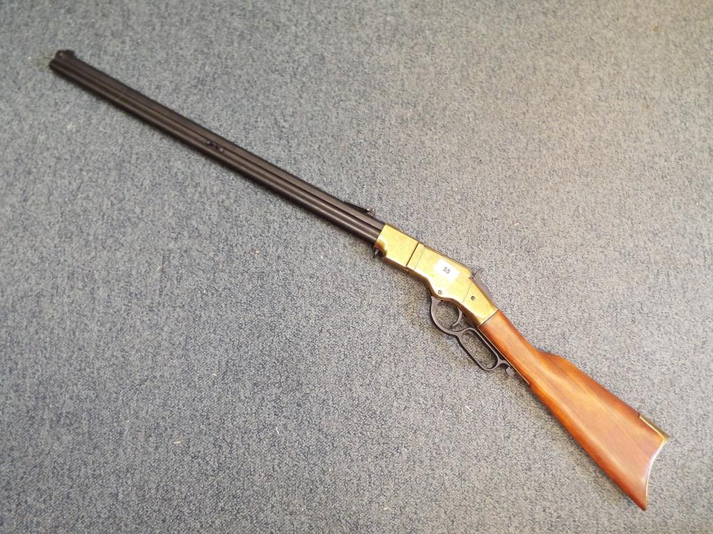 A replica Henry underlever rifle with moving underlever action - Image 2 of 2