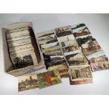 Deltiology - in excess of 500 early-mid period UK and foreign topography including real photographs