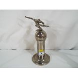 A chrome football figurine / trophy Est £30 - £50