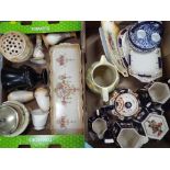 A good mixed lot to include a quantity of ceramic tableware by Alfred Meakin,