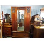 A good quality mirror fronted wardrobe with drawer underneath by Co-operative Furniture Makers Ltd,