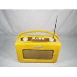 A Roberts Special Edition radio with leather finish model No.