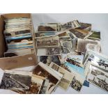 Deltiology - a collection in excess of 700 UK topographical to include real photographs, transport,