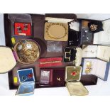 A good mixed lot of costume jewellery to include tie-pins, a small collection of 925 silver,