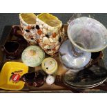 A good lot of ceramics and glass to include Sylvac,