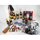 Guinness - a small collection of Guinness memorabilia to include photographs of the factory, etc,