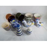 A good mixed lot to include a collection of blue and white ornamental table ware and similar