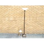 Standard lamp with uplighter and table l