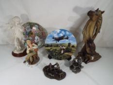 A good mixed lot to include a Tudor Mint figure entitled The Knife Grinder,