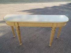 Stanley Furniture - a good quality light wood hall table,