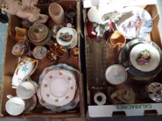 A good mixed lot to include a quantity of ceramics comprising,