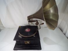 A Horn Gramophone by His Master's Voice