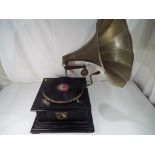 A Horn Gramophone by His Master's Voice