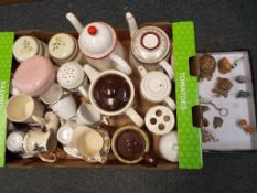 Two boxes containing a good mixed lot of ceramics to include Royal Doulton, Myott,