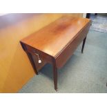 A mahogany Pembroke table, with single d