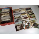 Over 500 postcards predominantly UK and