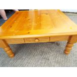 A good quality pine dining table 75 cm x