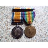 World War One (WW1) campaign medals, British War medal,