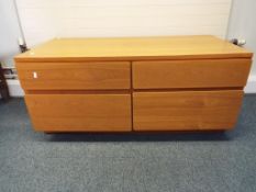 A good quality four drawer retro storage