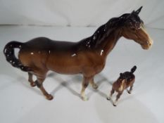 Beswick Pottery - two figurines depictin