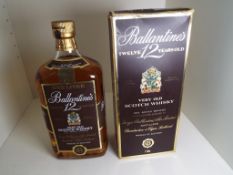 Ballantine's 12 Years Old Scotch Whisky - an early bottling of the 12 Years Old Scotch Whisky