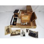 A good lot to include a British war medal and a Victory medal 1919 awarded to T. H.