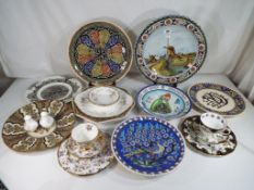 A collection of ceramic tableware to include two sets of Royal Albert trios, Paragon tableware,